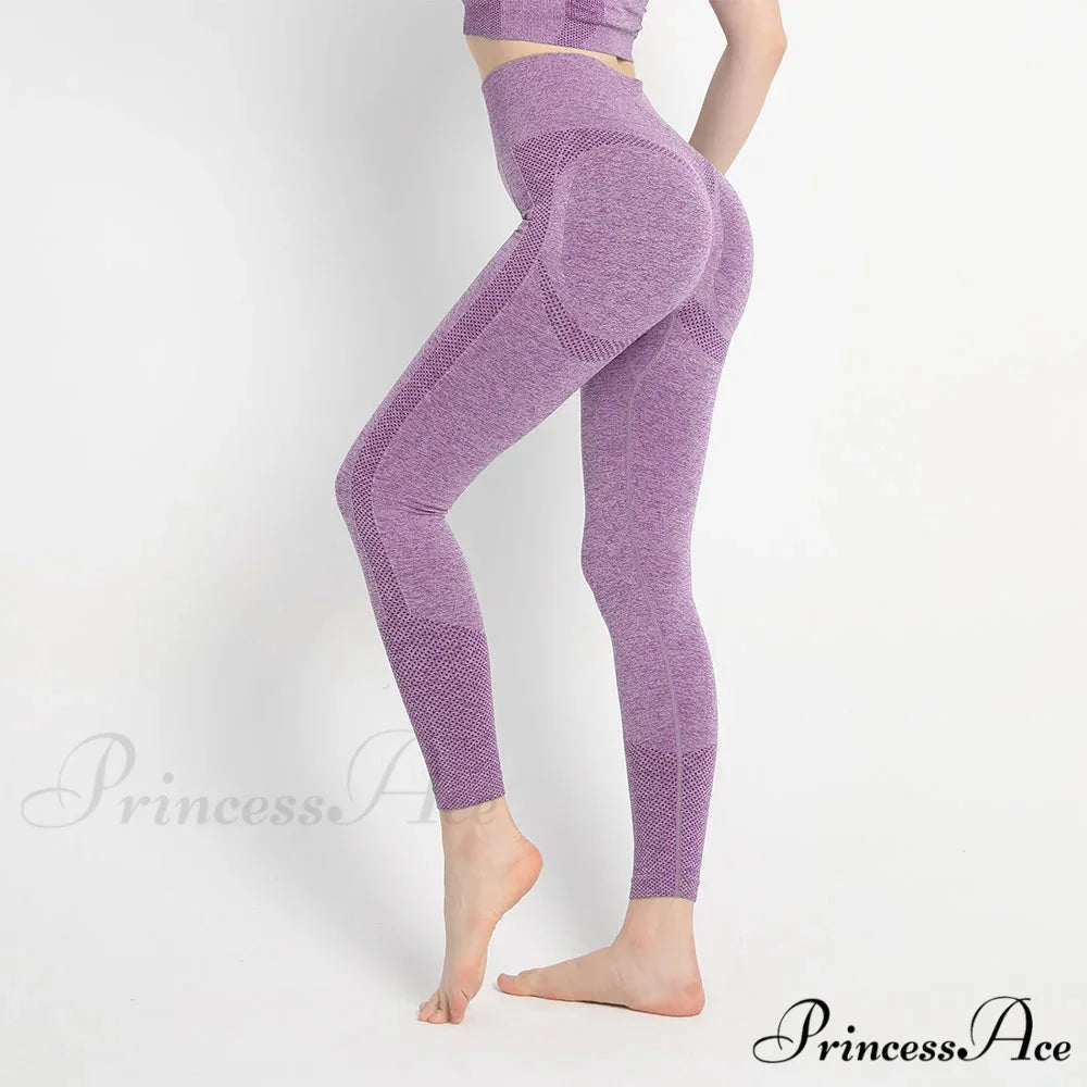 Seamless Workout Legging Light Purple / S