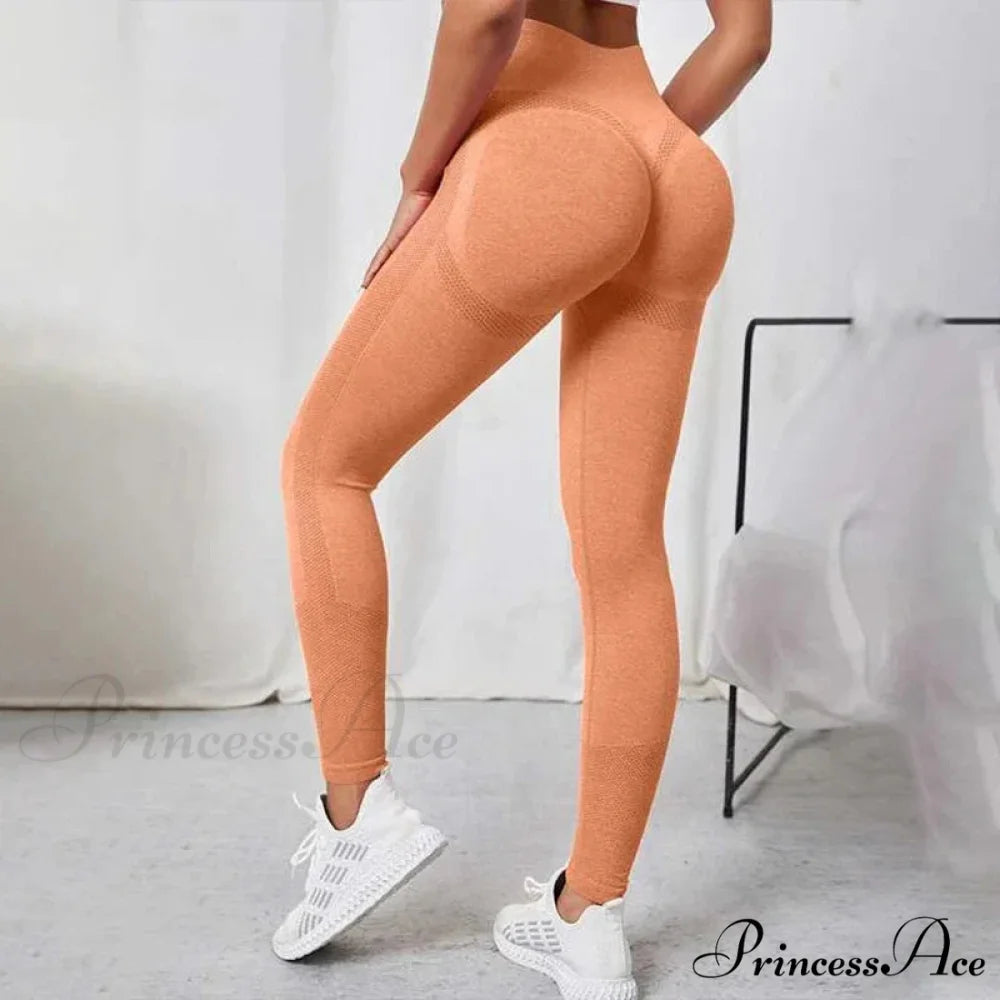 Seamless Workout Legging Orange / S