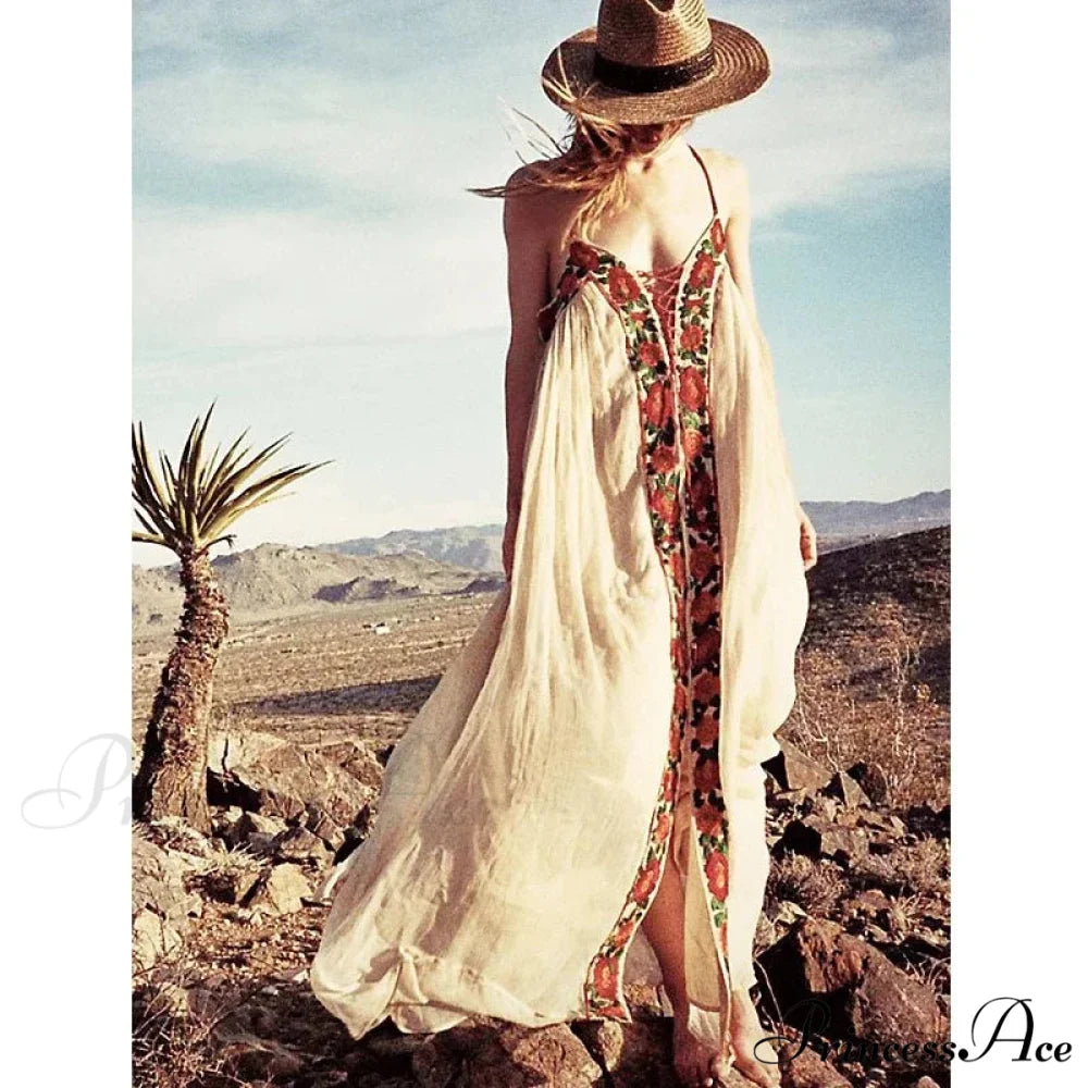 Seductive Shore Bohemian Attire WHITE / S bohodress-250126