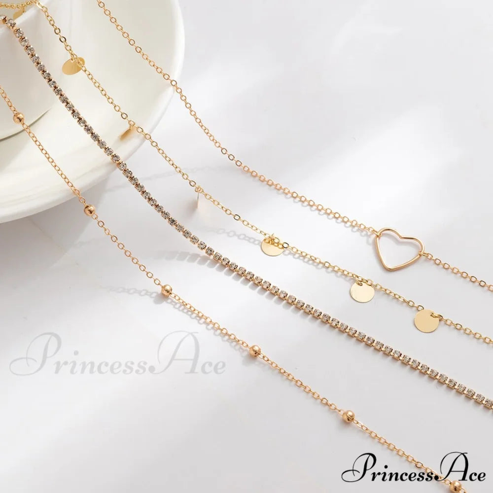Set Heart Waist Chain of - Rhinestone 4