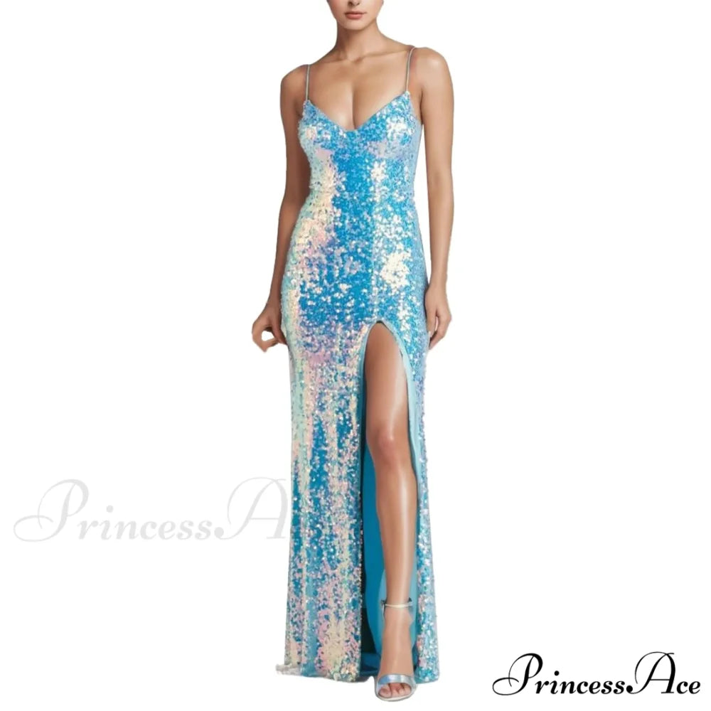 Sexy Elegant Strapless Tempting Backless Sophisticated High-Split Long Maxi Dress