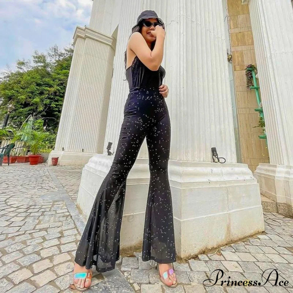 Sexy Mesh See-through Trouser