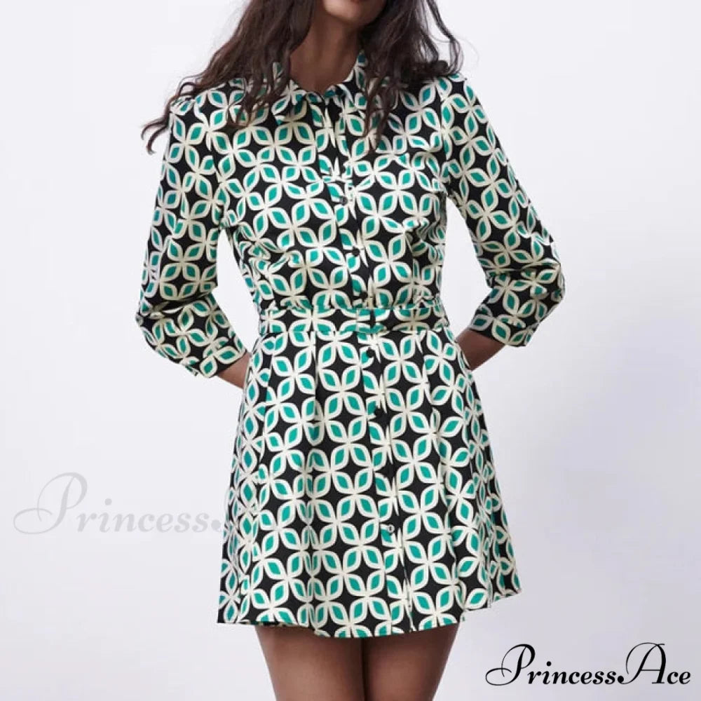 Sexy Nightclub Lace Short Dress MULTI / S