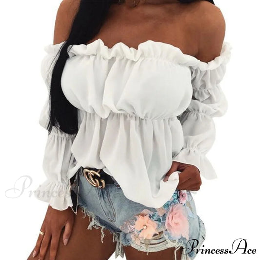 Sexy Shirt New Office Street Tops and Blouses 1 / S