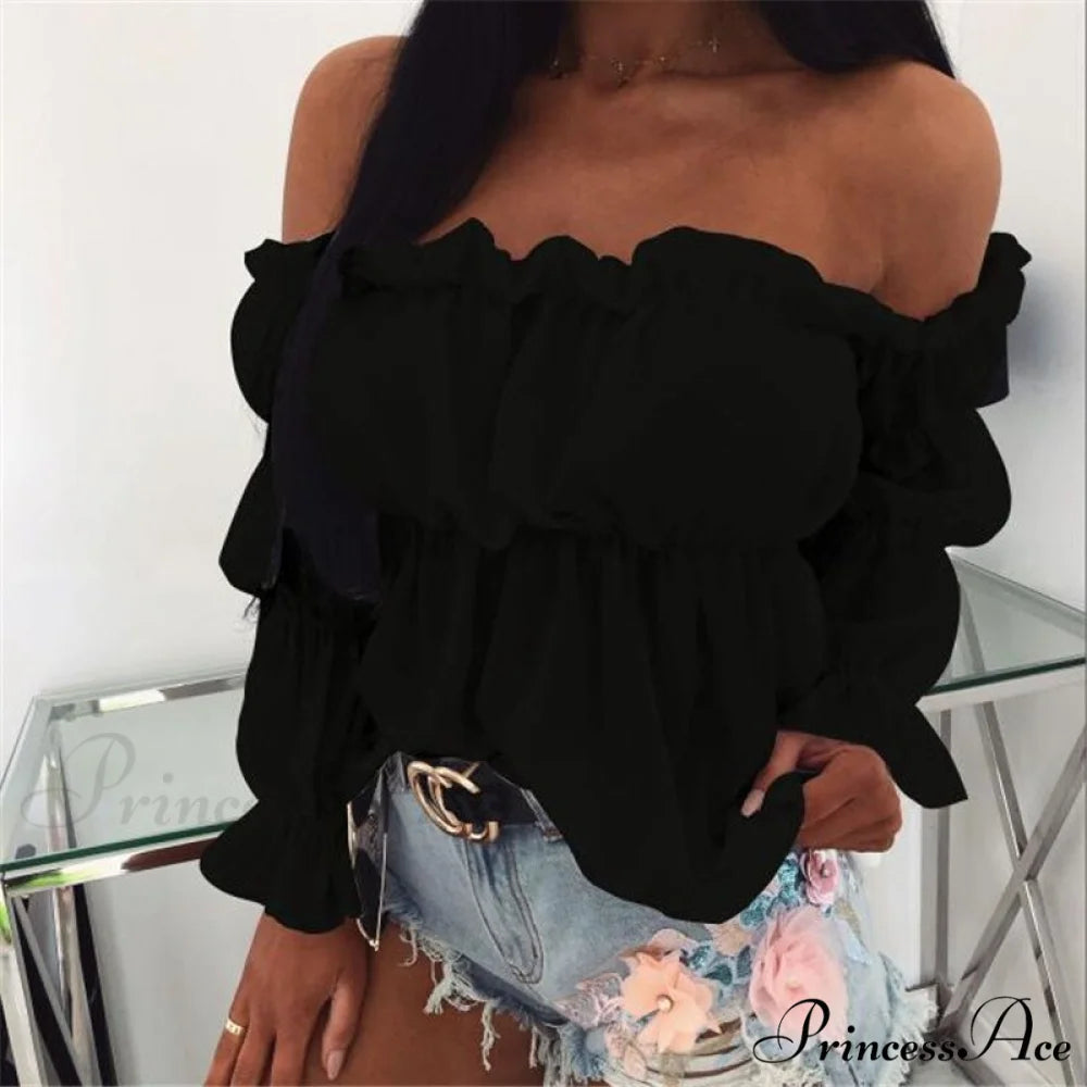 Sexy Shirt New Office Street Tops and Blouses 2 / S