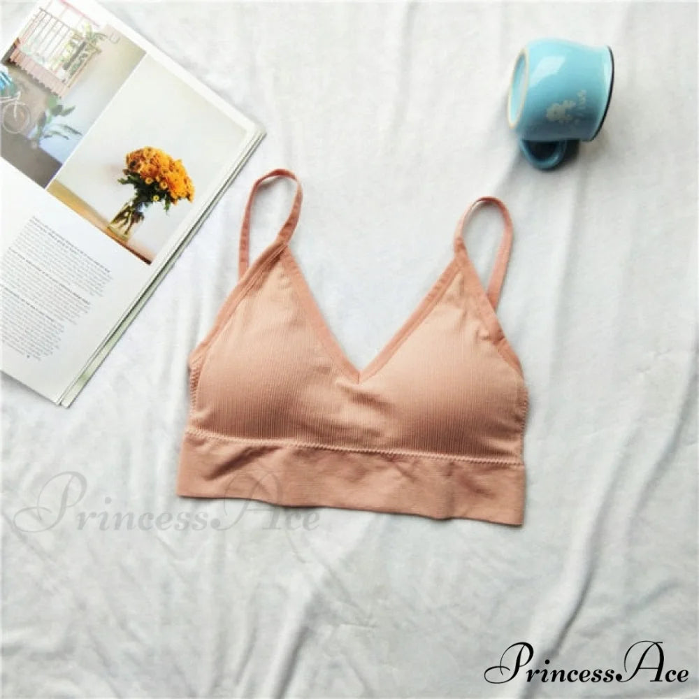 Sexy Solid Color Cami Tank Top Pink / M