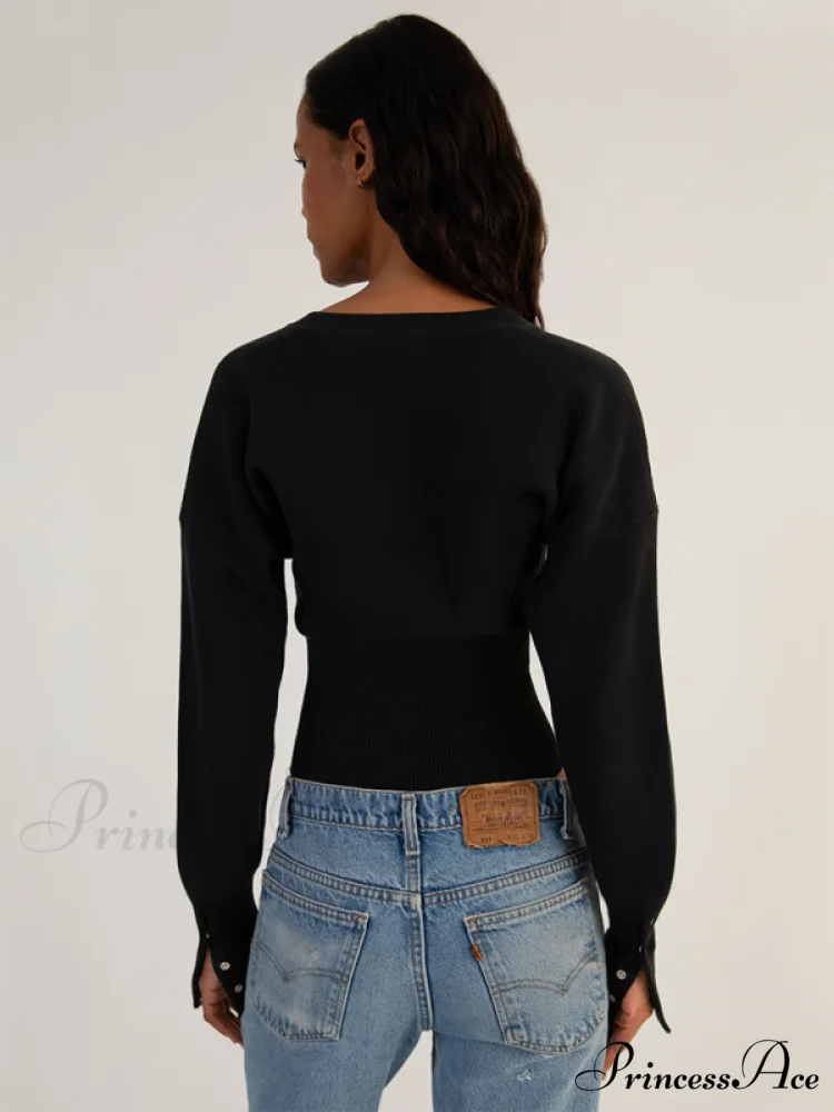 Sexy Women’s Button Cardigan Sweater