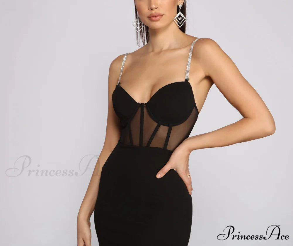 She’s A Gem Charming Crepe Mini Dress