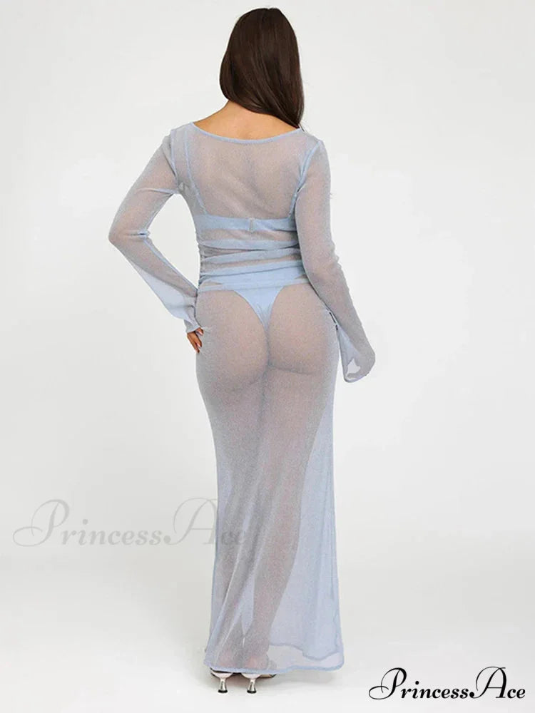 Shimmer Glitter View Holiday Attire vacationdress-250223