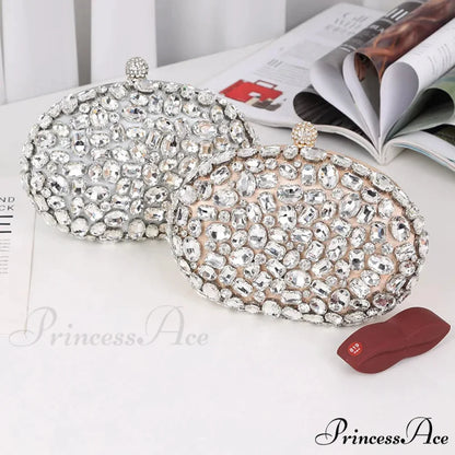 Shiny Gem Evening Purse Celebration Gathering Marriage Clutch clutchbag-250126