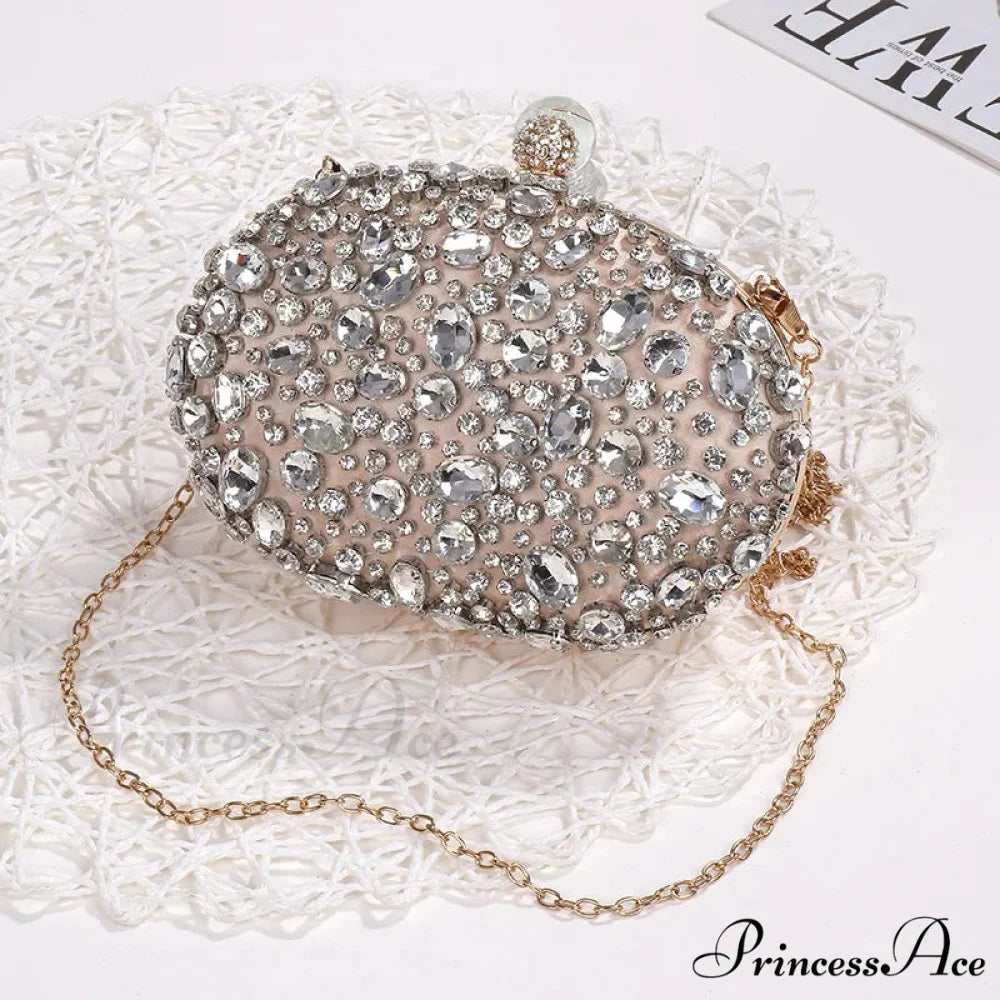Shiny Gem Evening Purse Celebration Gathering Marriage Clutch clutchbag-250126