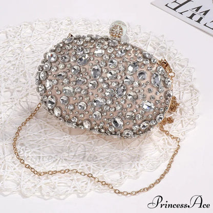 Shiny Gem Evening Purse Celebration Gathering Marriage Clutch clutchbag-250126
