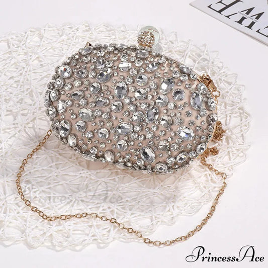 Shiny Gem Evening Purse Celebration Gathering Marriage Clutch clutchbag-250126