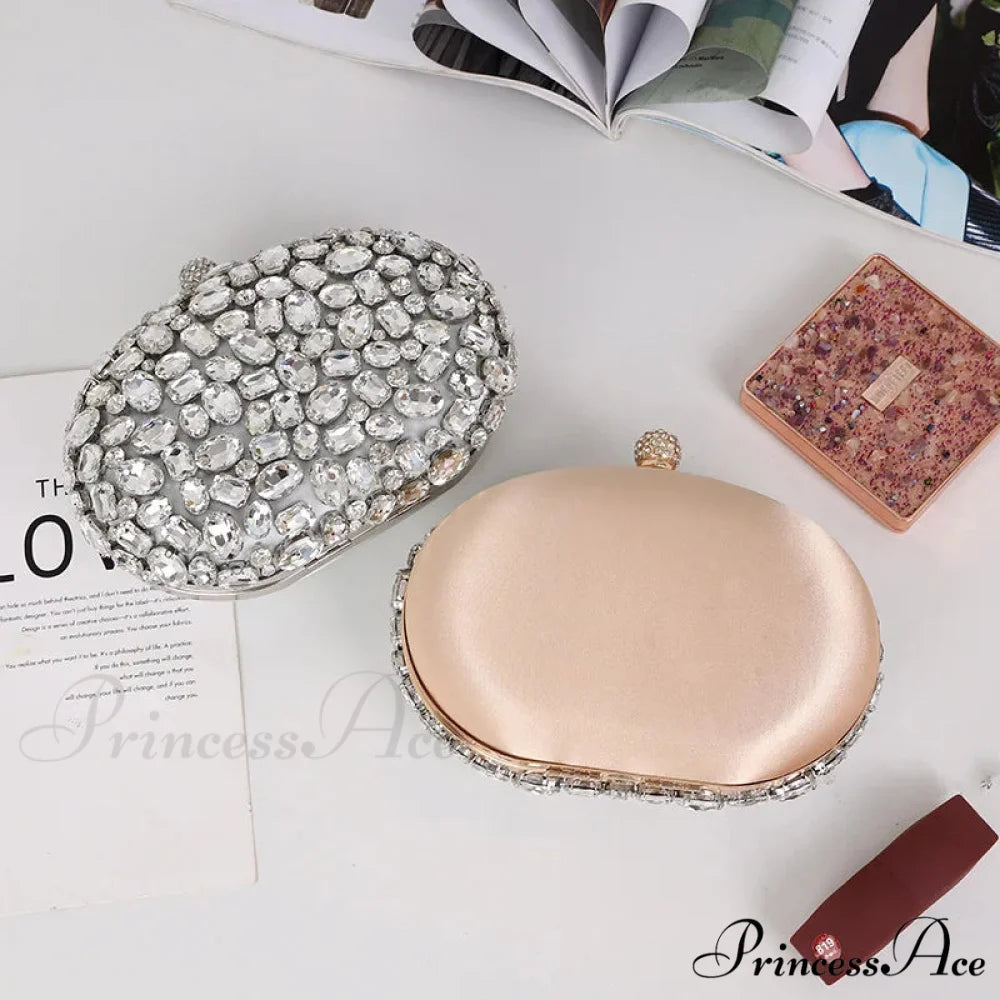 Shiny Gem Evening Purse Celebration Gathering Marriage Clutch clutchbag-250126