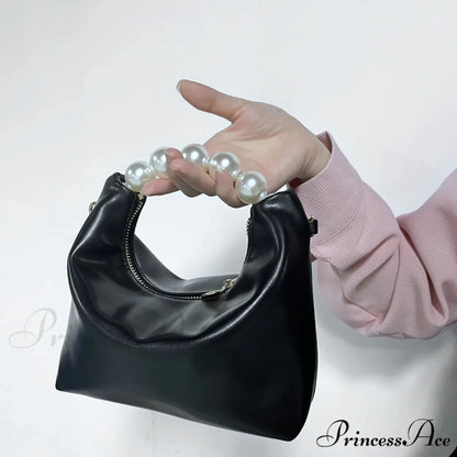 Shiny Grip Stylish Ladies Clutch Purse Black clutchbag-250126