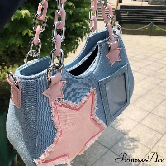 Shiny Platinum Leather Crossbody Shoulder Bag shoulder-250126