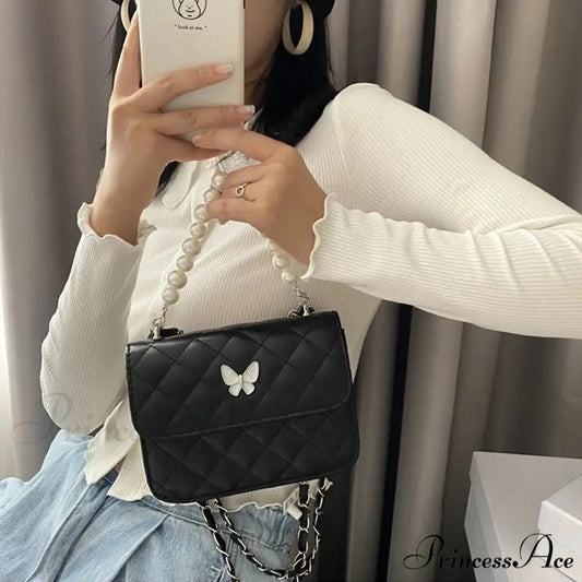 Shiny Shoulder Purse Faux Leather Versatile Tote handbag-250126