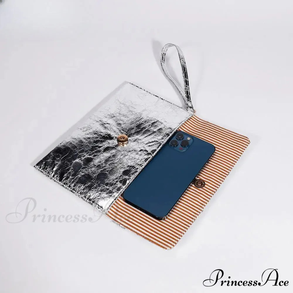 Shiny Sparkling Crystal Evening Clutch Wristlet wristlet-250126