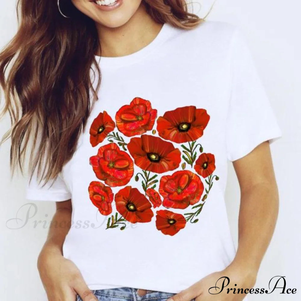 Short Sleeve Lady Clothes Tops