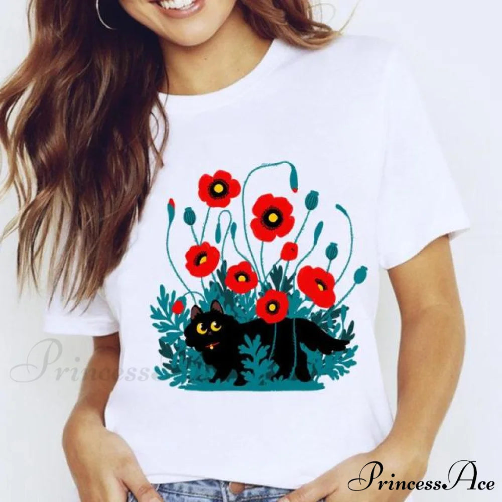 Short Sleeve Lady Clothes Tops