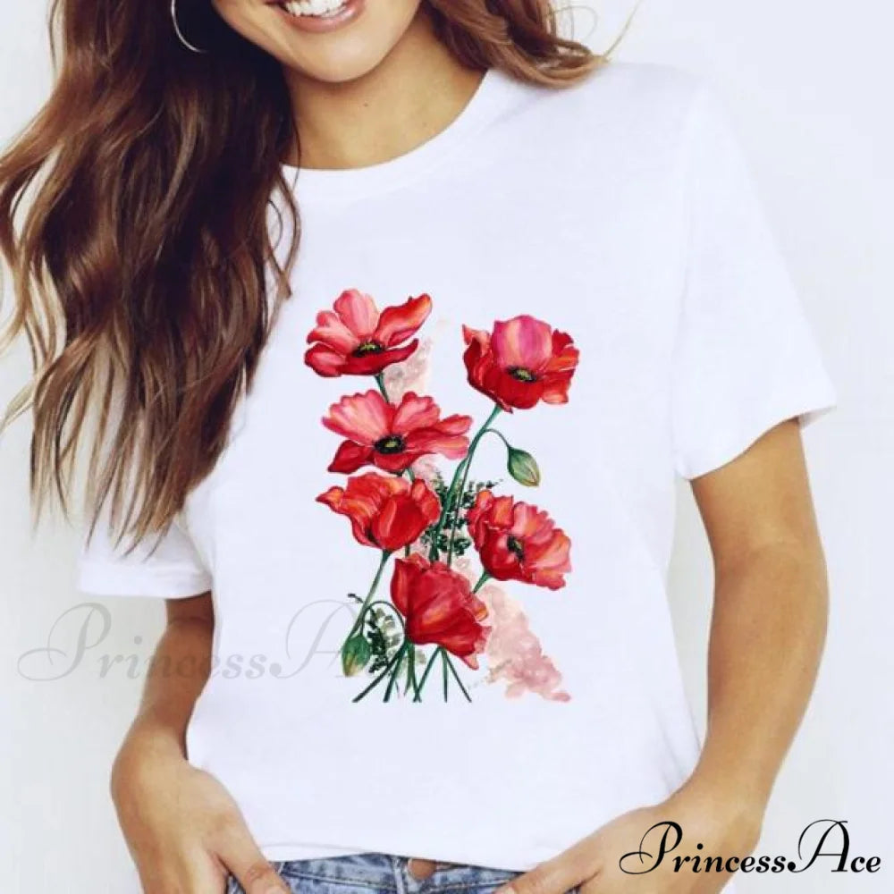 Short Sleeve Lady Clothes Tops