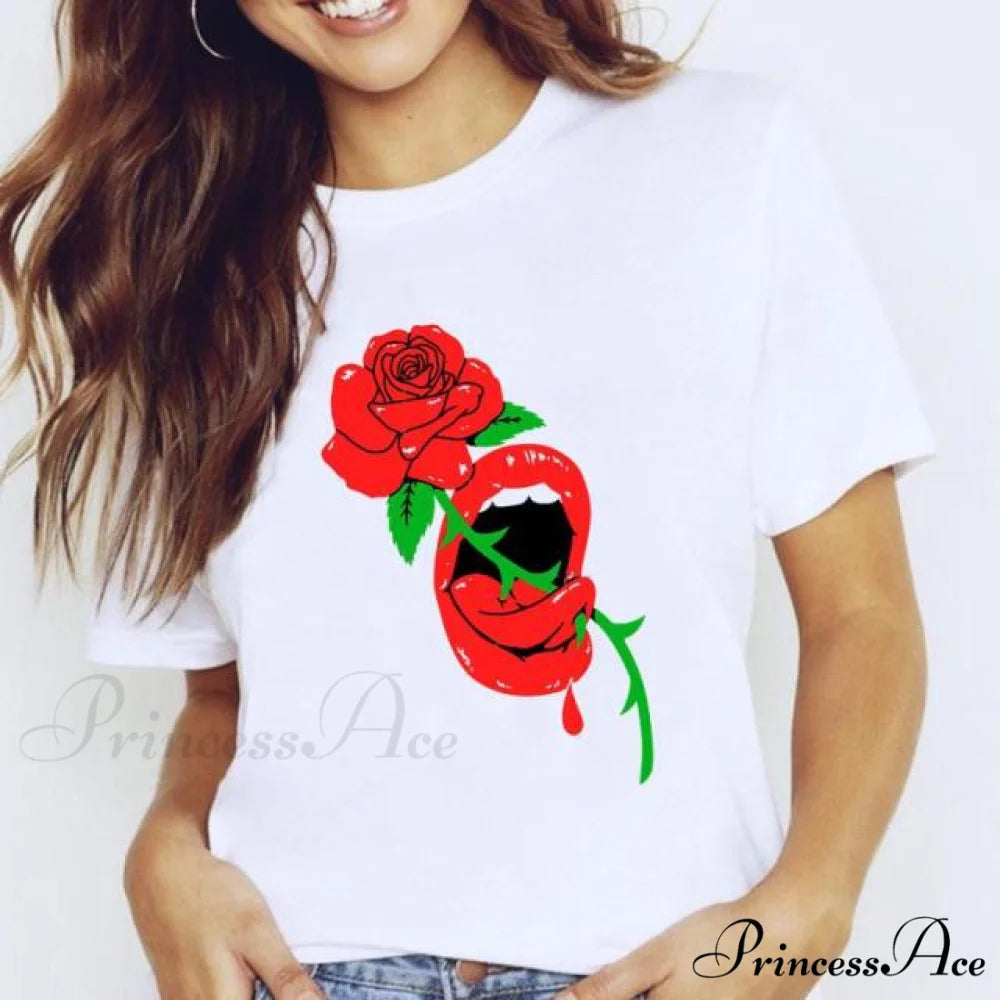 Short Sleeve Lady Clothes Tops