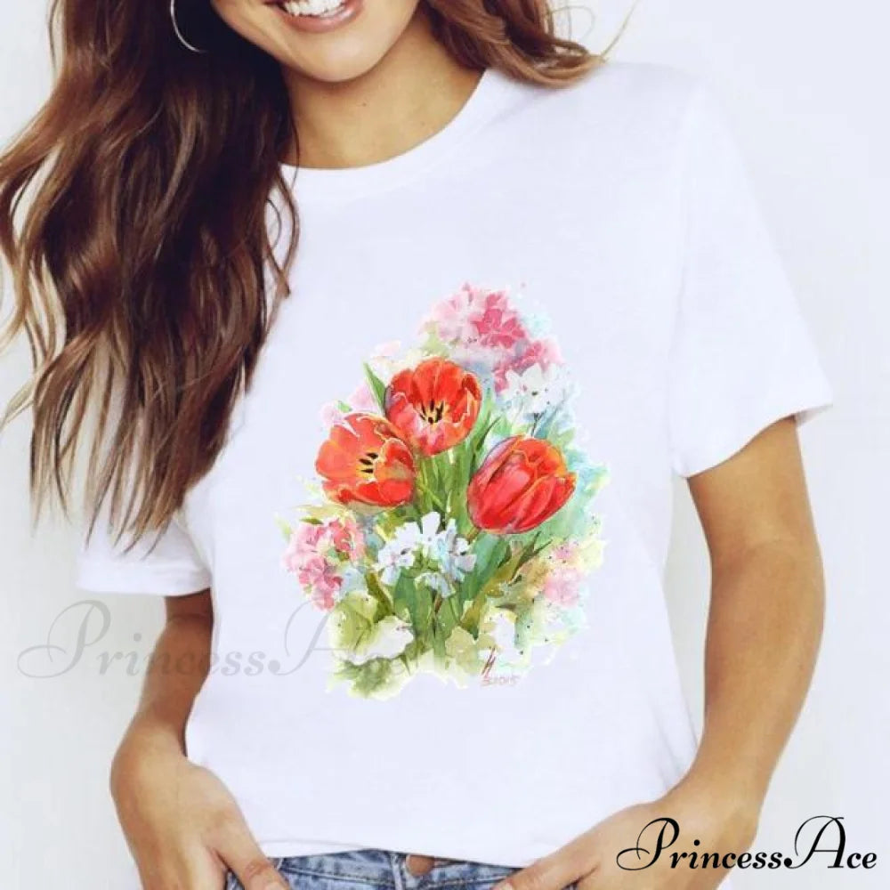 Short Sleeve Lady Clothes Tops