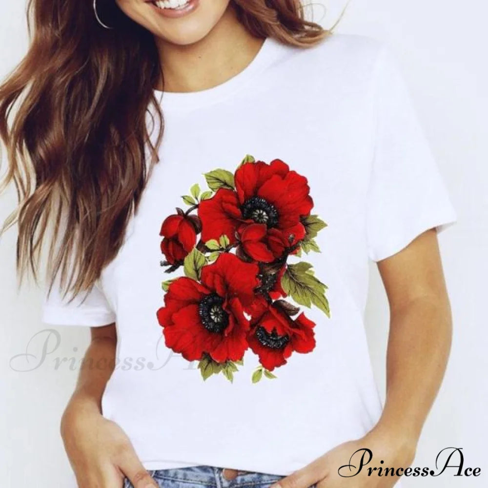 Short Sleeve Lady Clothes Tops