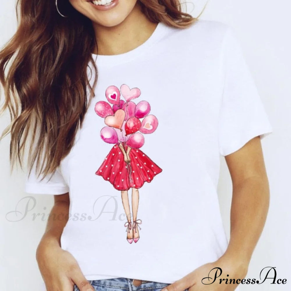 Short Sleeve Lady Clothes Tops balloon / S