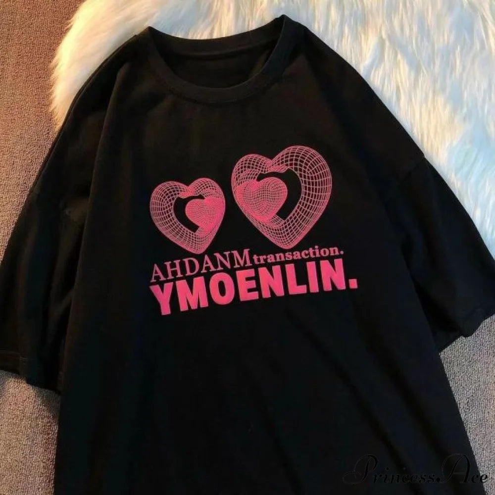 Short Sleeve O Neck Print T-Shirt