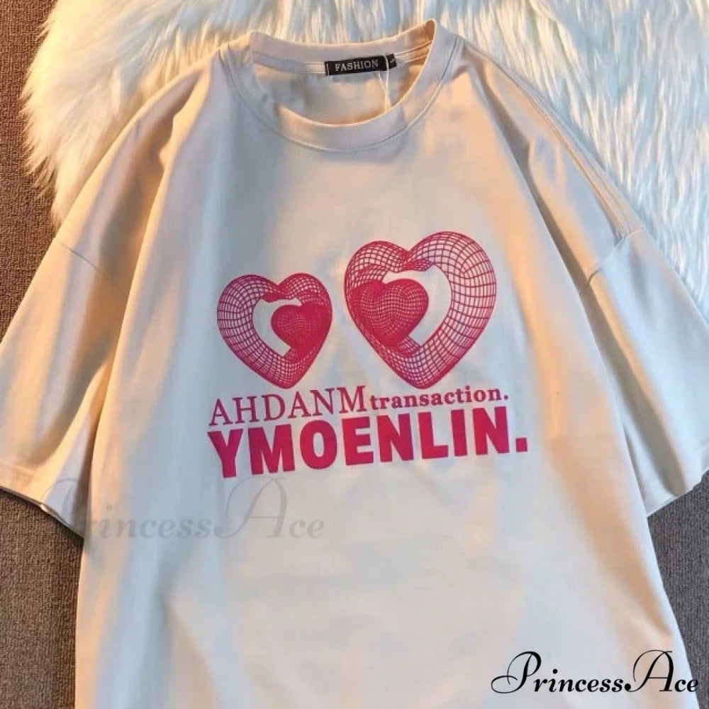 Short Sleeve O Neck Print T-Shirt