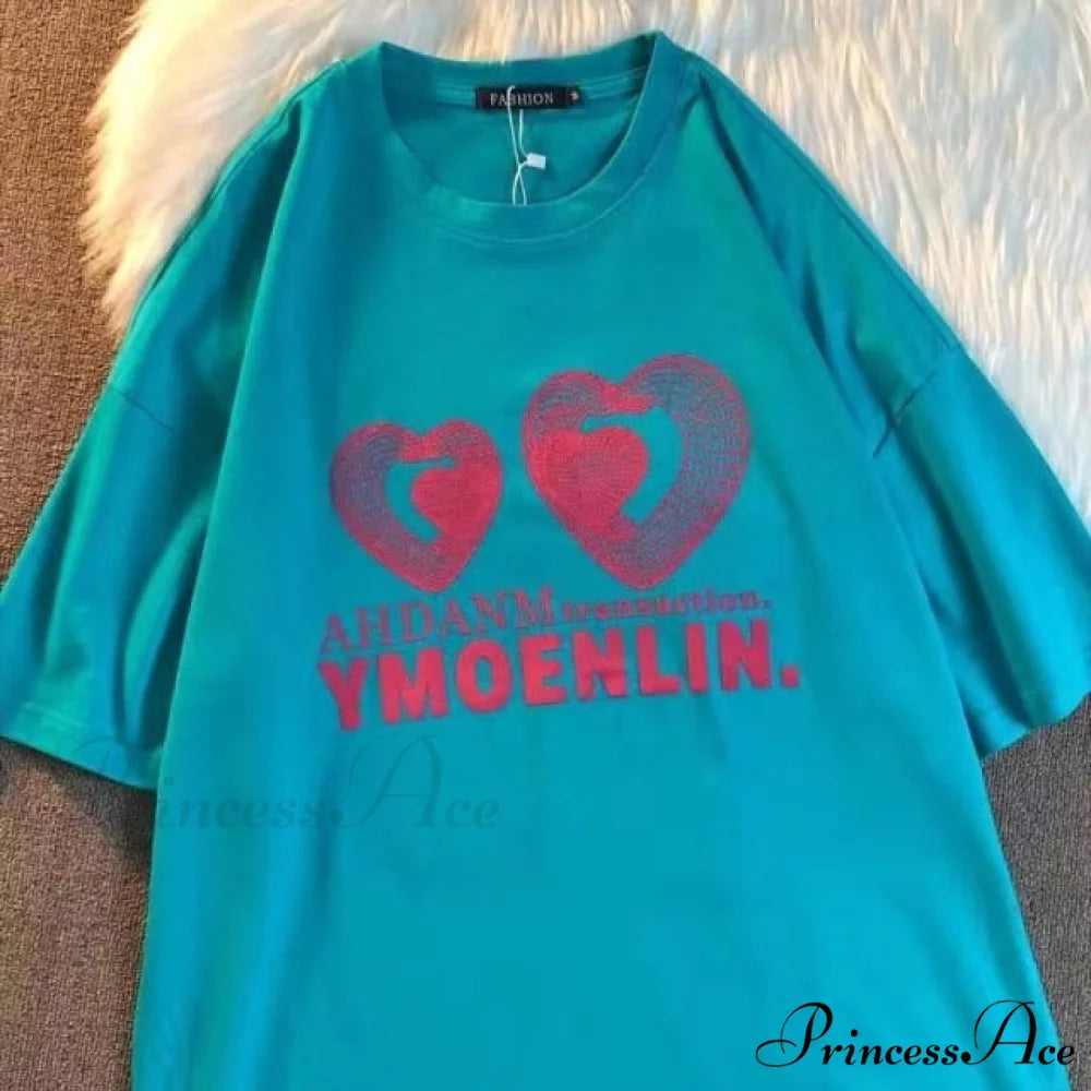 Short Sleeve O Neck Print T-Shirt