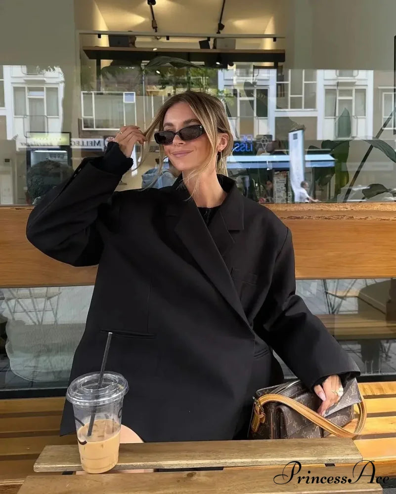 Side Division Suit Jacket Black / S coats-241228