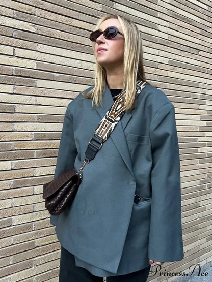 Side Division Suit Jacket coats-241228