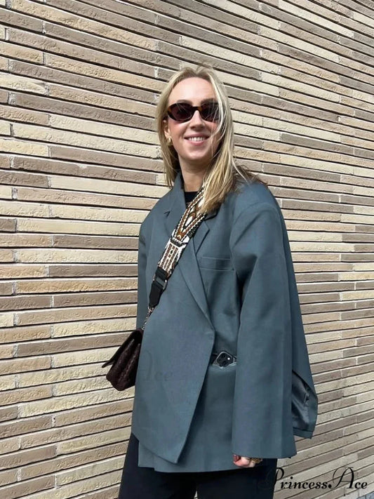 Side Division Suit Jacket coats-241228