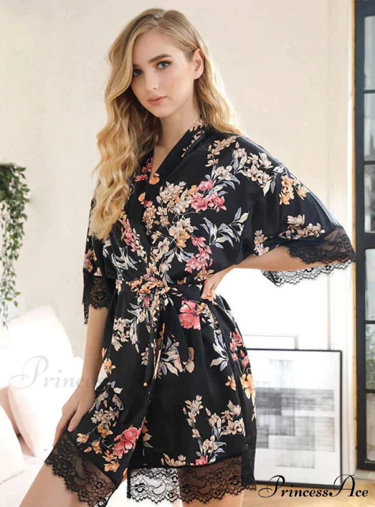 Silk Sleepwear for Home L / white