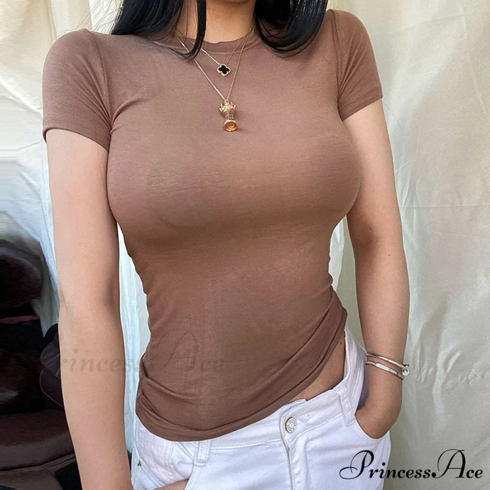 Simple Fashion Girls Tops Tee