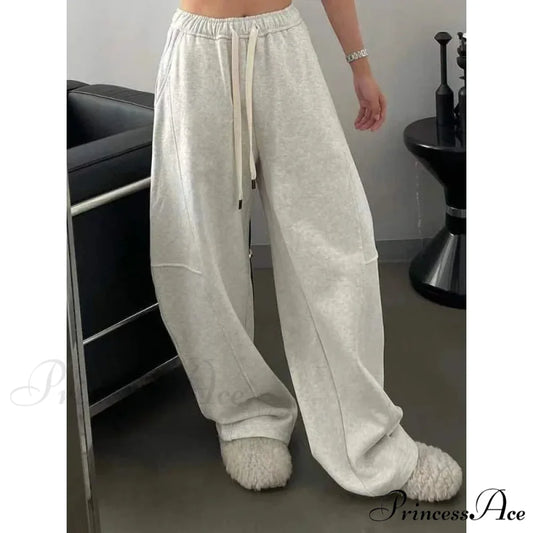 Simple Large Y2K Women Sweatpants Trousers pants-241228