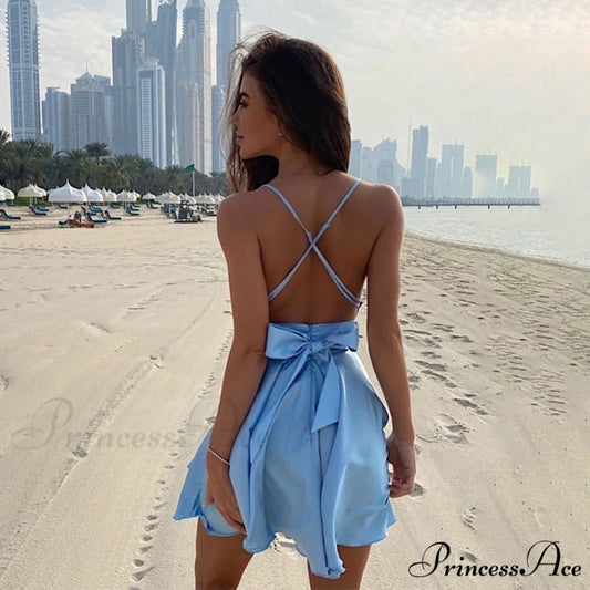 Simply Gorgeous Stylish Flowy Skater Dress Green / M