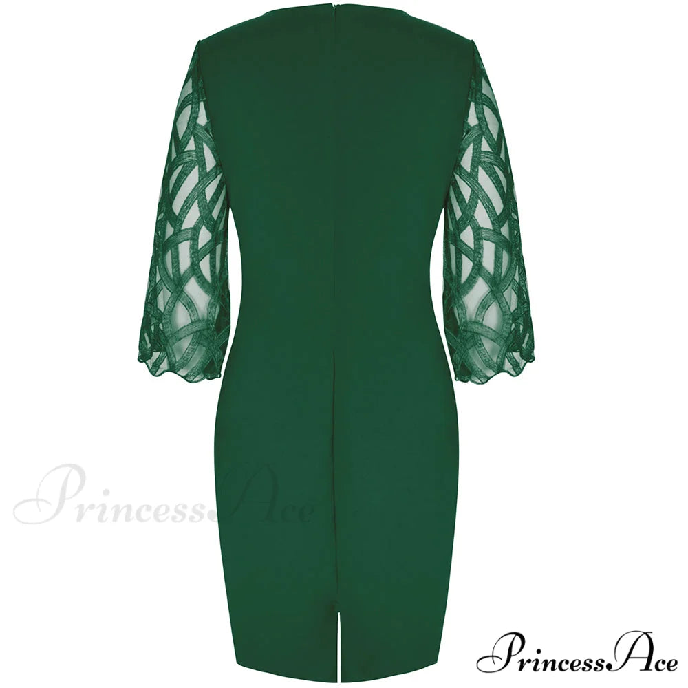 Size Elegant Evening Outfits Sequin Party Women Wedding Plus Bodycon - Warm-Season 4XL Gown - for Green Gown 5XL