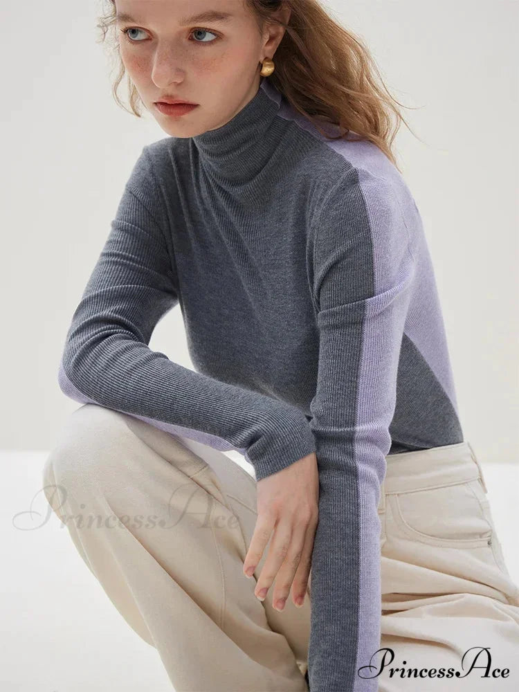 Skinny Design Pair - don Tall Turtleneck Sweater swraters-241228