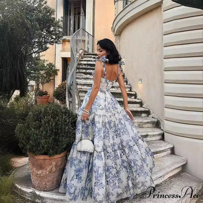 Sleeveless Seductive Plunging V-neck Prom Gown promdress-250223