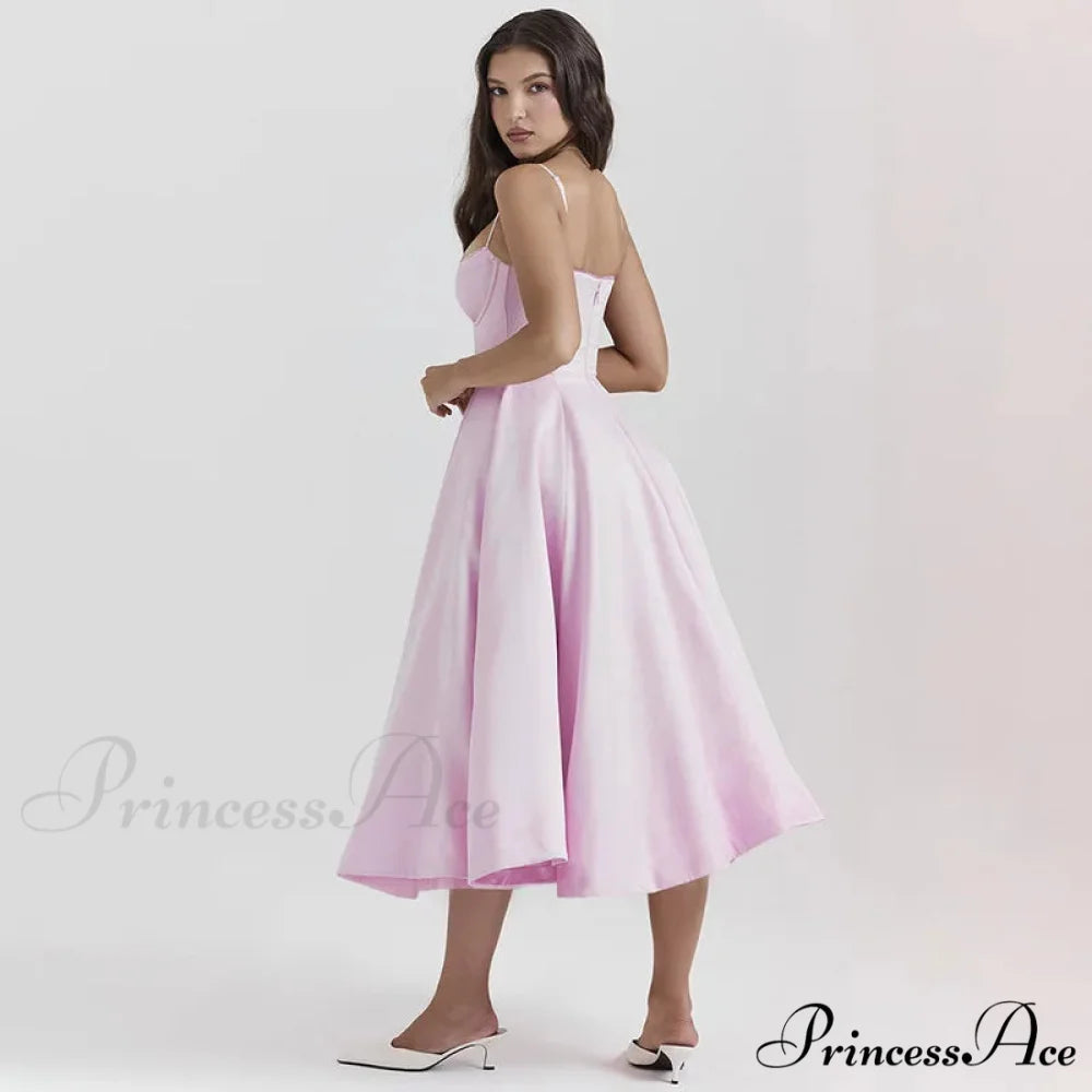 Sleeveless Sophisticated A-line Getaway Dress vacationdress-250223