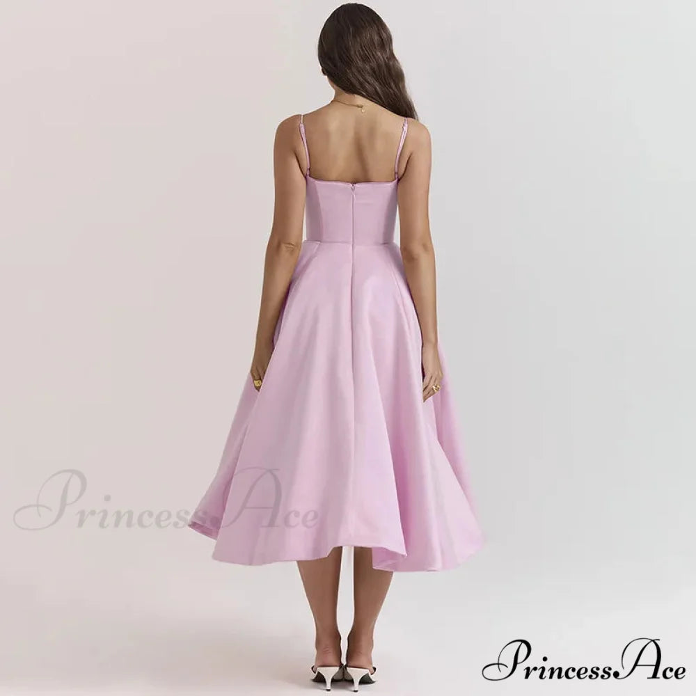 Sleeveless Sophisticated A-line Getaway Dress vacationdress-250223