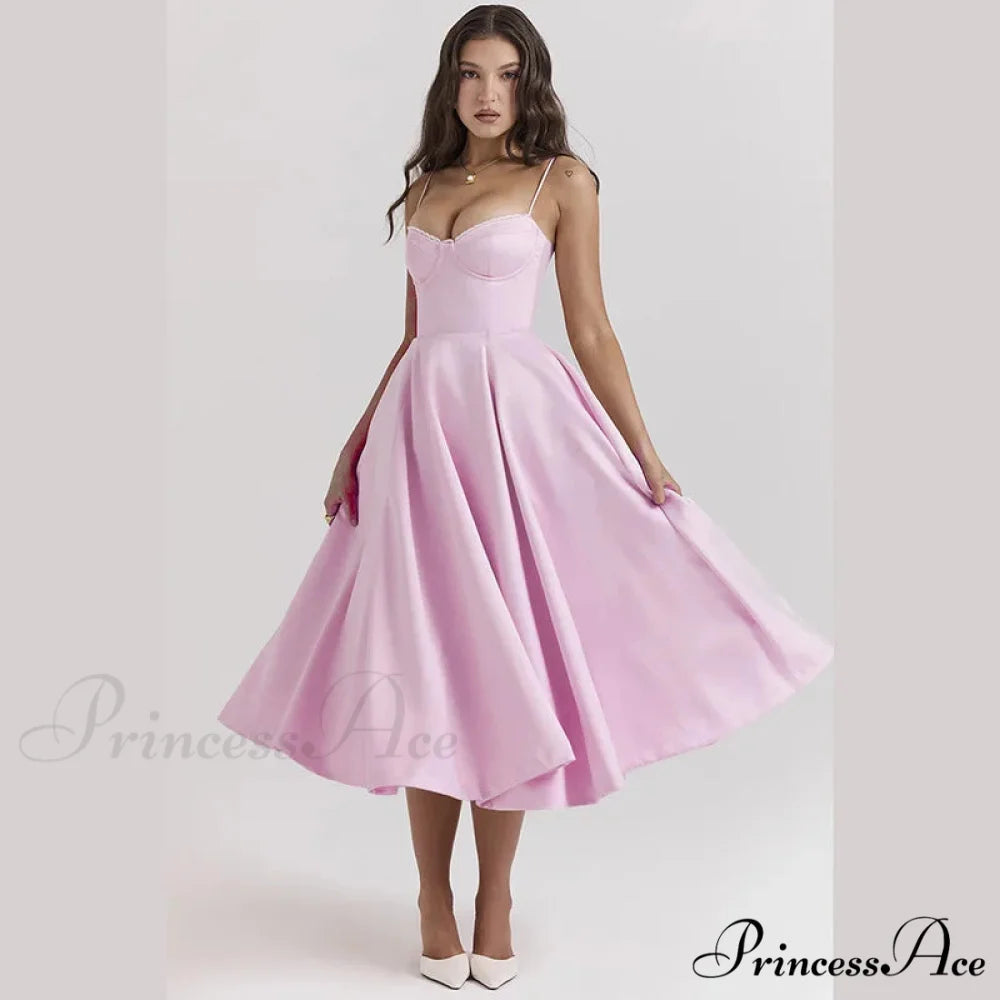 Sleeveless Sophisticated A-line Getaway Dress vacationdress-250223