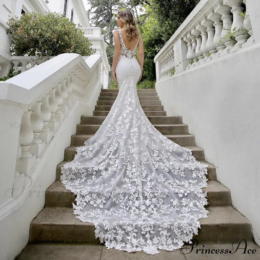 Slender Tail Bridal Gown weddingdress-250223