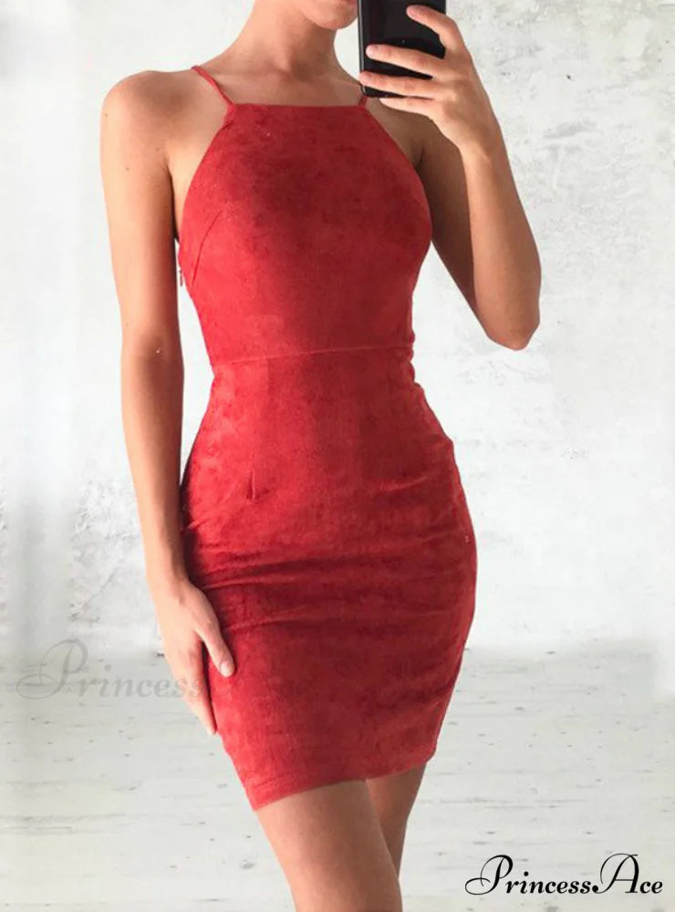 Slim Bodycon Club Wear Dress - Sleeveless M / Black