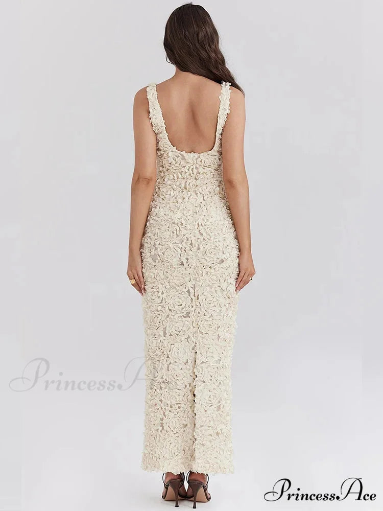 Slim Bodycon Maxi Vacation Dress vacationdress-250223