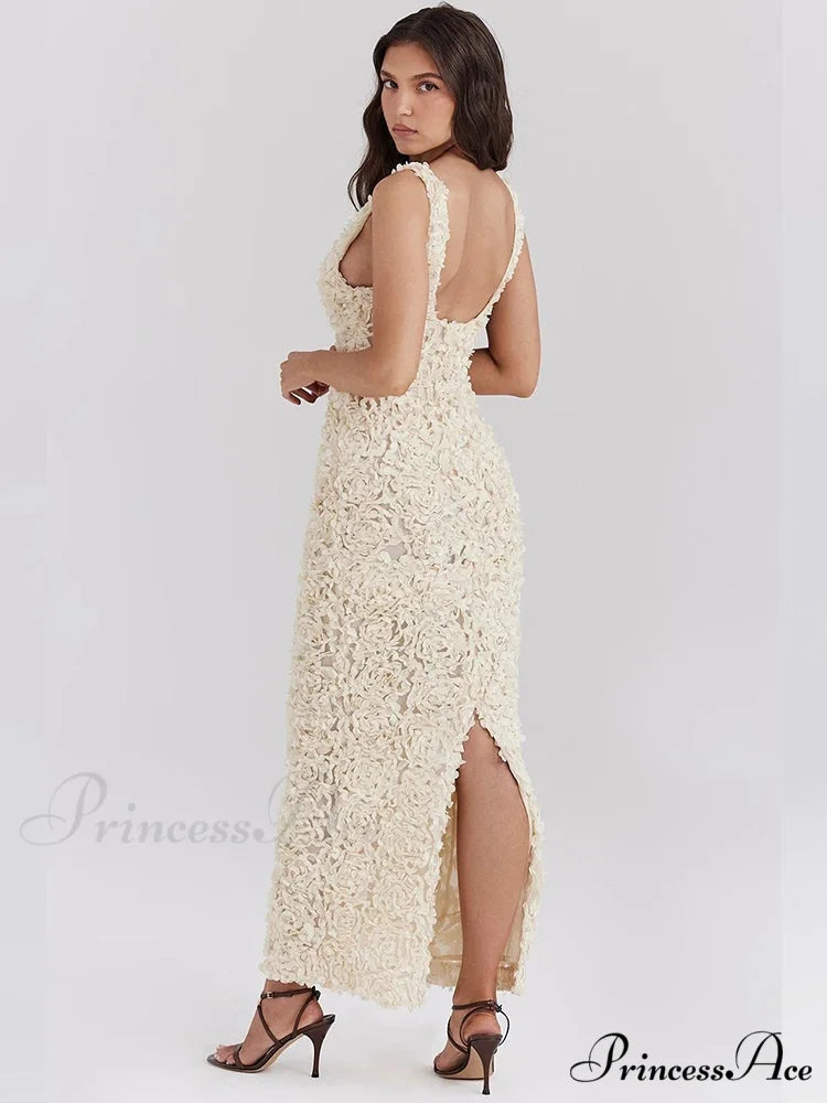 Slim Bodycon Maxi Vacation Dress vacationdress-250223