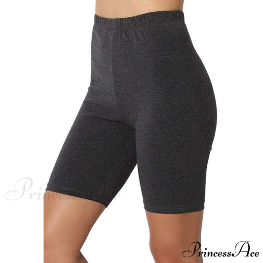 Slim High Waist Leggings grey-Black / S